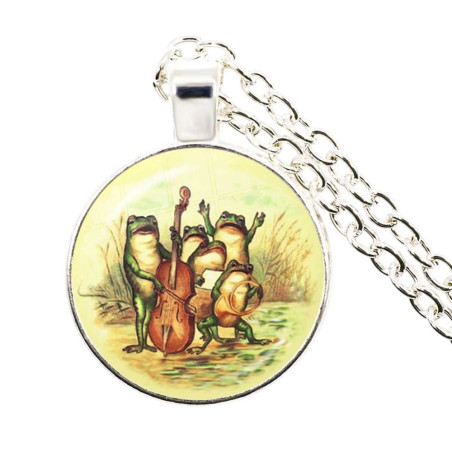 Frosch-Halskette "Melodische Symphonie" | Schmuck Natur & Musik