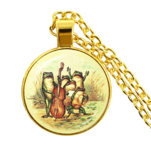 Frosch-Halskette "Melodische Symphonie" | Schmuck Natur & Musik