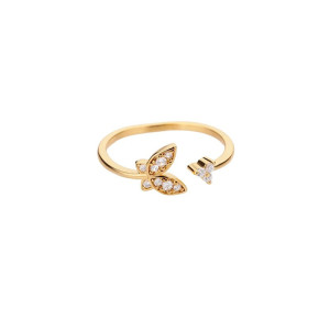 Bague Papillon Éclat Raffiné couleur or