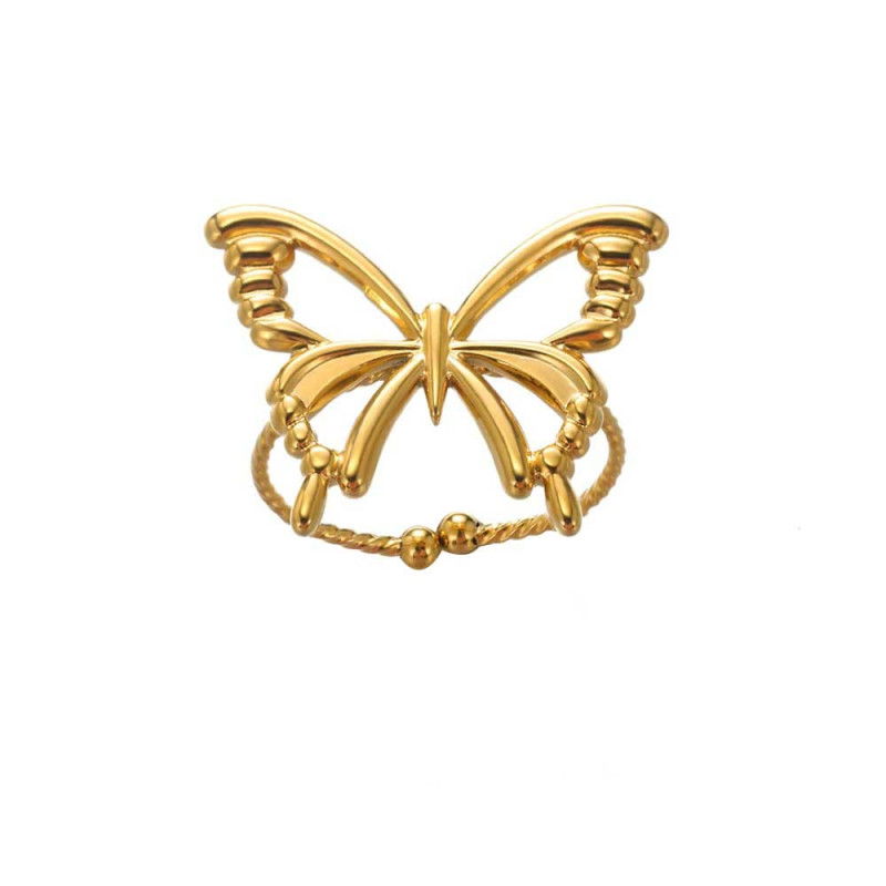 Schmetterlingsring Gold 'Grande Élégance' – Eleganter Damenschmuck