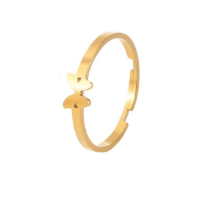 Schmetterling Ring Gold & Silber | Süße Geschenkidee für Frauen