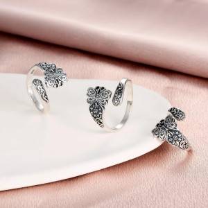 Schmetterling Ring 'Vintage Eleganz' – Verstellbarer Boho Schmuck