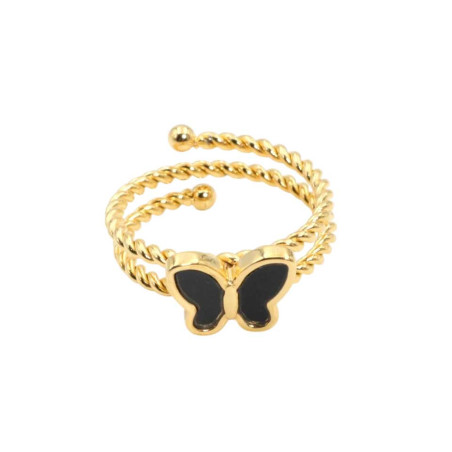 Schmetterlingsring "Nachteleganz" - Eleganter Schmuck in Gold & Silber