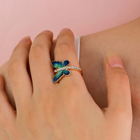 Schmetterling Ring 'Ozeanflügel' | Süßer Schmuck für Frauen