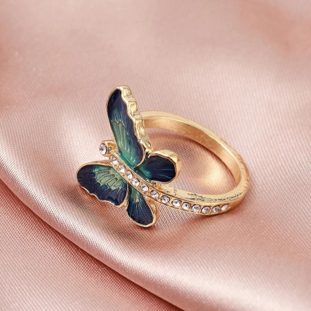 Schmetterling Ring 'Ozeanflügel' | Süßer Schmuck für Frauen