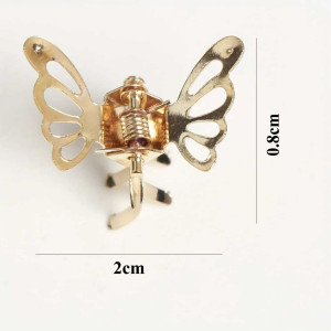 Mini-Haarspangen Schmetterling | Süßer Haarschmuck Gold & Silber