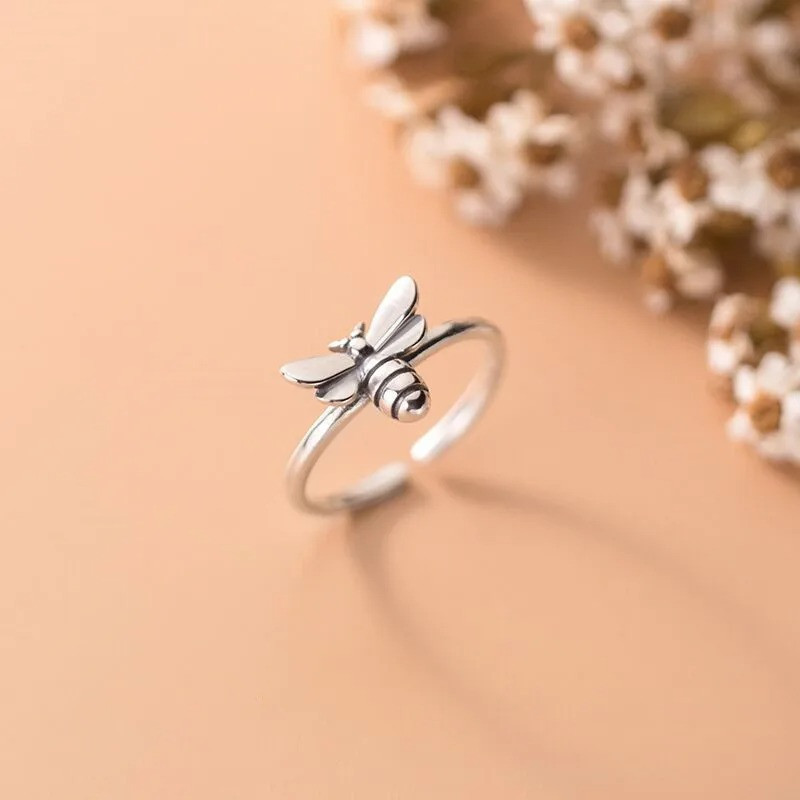 Bienenring aus Kupfer für Damen | Süßer & Eleganter Schmuck