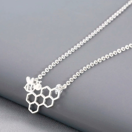Bienen Halskette 'Eleganter Bienenstock' | Süßer Bienenschmuck