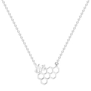 Bienen Halskette 'Eleganter Bienenstock' | Süßer Bienenschmuck