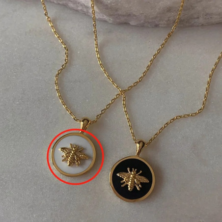Bienen Halskette Königliche Eleganz | Goldener Schmuck