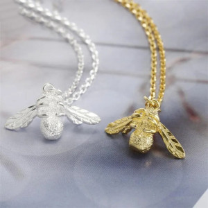 Bienenarmband Gold & Silber | Süßer Bienenschmuck aus Tibetsilber