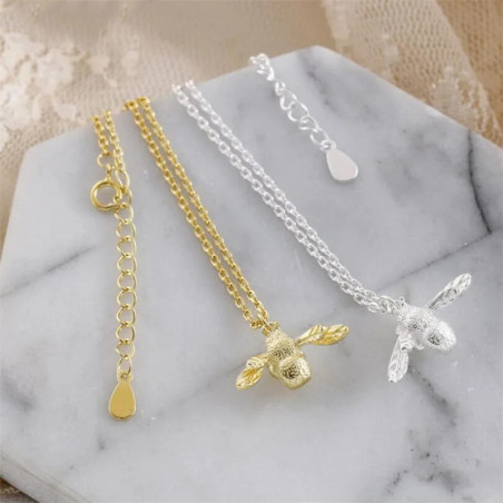 Bienenarmband Gold & Silber | Süßer Bienenschmuck aus Tibetsilber