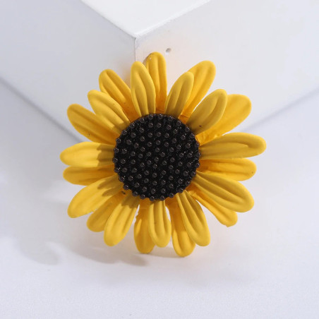 Süße Sonnenblumen-Brosche | Einzigartiges Geschenk für Frauen