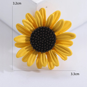 Süße Sonnenblumen-Brosche | Einzigartiges Geschenk für Frauen