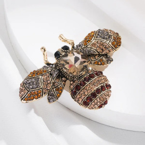 Bienen-Brosche 'Luxe Impérial' - Eleganter Bienenschmuck