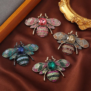 Bienen-Brosche 'Luxe Impérial' - Eleganter Bienenschmuck
