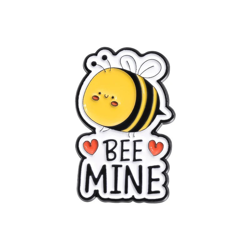 Bienen-Pin "Bee Mine" – Süßes & Lustiges Accessoire