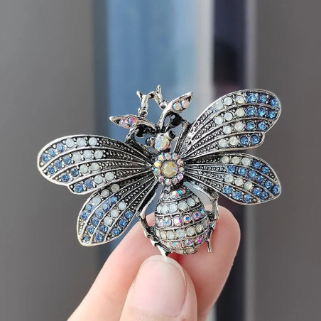 Bienen Brosche 'Kaiserin' | Eleganter Schmuck in Gold & Silber