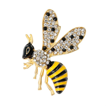 Bienenbrosche Goldener Glanz | Eleganter & Raffinierter Schmuck