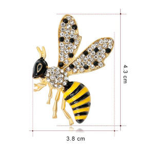 Bienenbrosche Goldener Glanz | Eleganter & Raffinierter Schmuck
