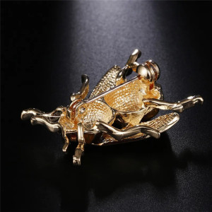 Königliche Bernstein-Bienenbrosche | Eleganter Bienenschmuck