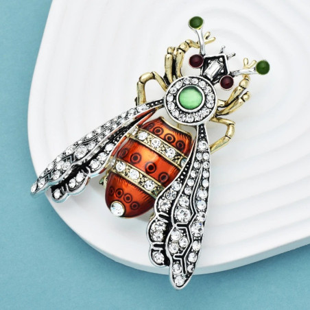 Kaiserliche Juwelier-Bienenbrosche - Königliche Eleganz & Luxus