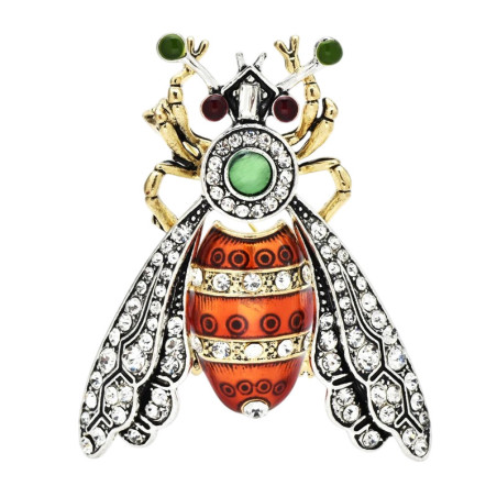 Kaiserliche Juwelier-Bienenbrosche - Königliche Eleganz & Luxus