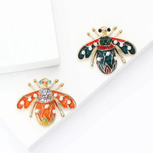 Bienenbrosche Königliche Eleganz | Eleganter Bienenschmuck