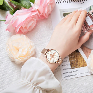Elegante Bienen-Uhr für Damen | Edelstahl & Quarzwerk