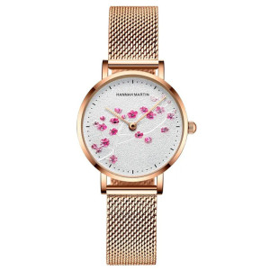 Florale Uhr 'Kirschblüten-Frühling' | Eleganz & Frühling