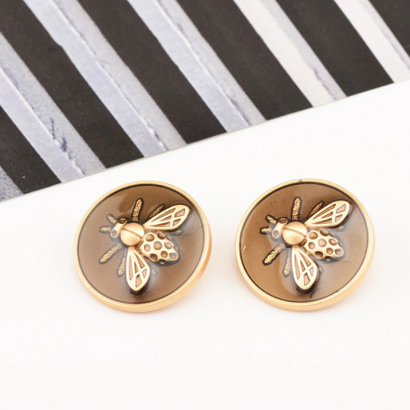 Bienenknöpfe Antiksilber Vintage | 6er-Set für DIY & Kleidung