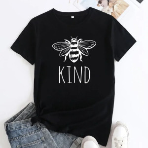 Bienen T-Shirt Damen „BEE Kind“ | Süßes Shirt mit Spruch