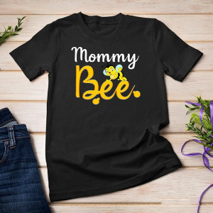 Bienen T-Shirt "Mommy Bee" - Geschenk für Mütter | 100% Baumwolle