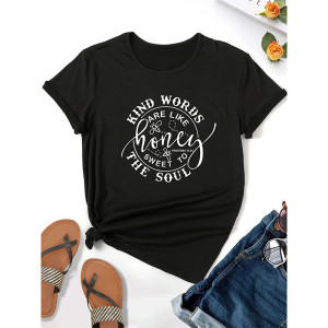 Bienen T-Shirt Damen "Kind Words Are Like Honey" | 1001bees
