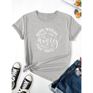 Bienen T-Shirt Damen "Kind Words Are Like Honey" | 1001bees