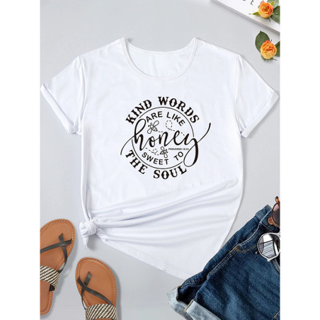 Bienen T-Shirt Damen "Kind Words Are Like Honey" | 1001bees