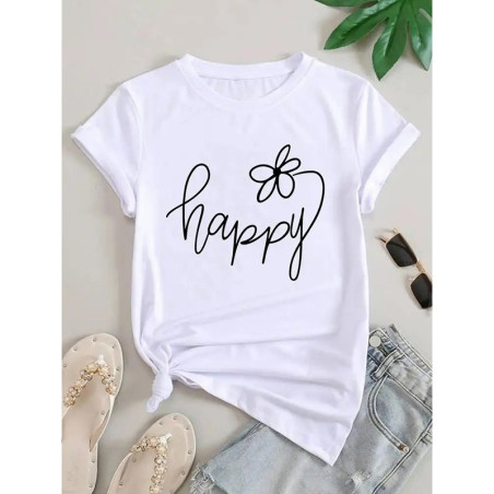 Bienen T-Shirt Damen 'BEE Happy' | Süßes Shirt für Frauen