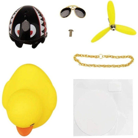 Bienen-Schlüsselanhänger Ente mit Helm – Lustiges Geschenk