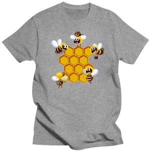Bienen T-Shirt 'Lebhafter Bienenstock' | Süß & Lustig | S-6XL