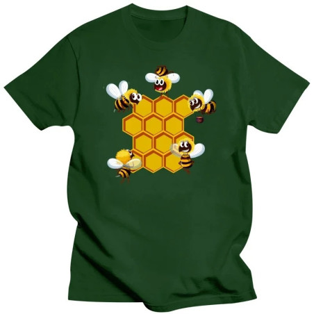 Bienen T-Shirt 'Lebhafter Bienenstock' | Süß & Lustig | S-6XL