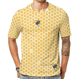 Bienen T-Shirt "Honigwabe" | Eleganz & Naturinspiration
