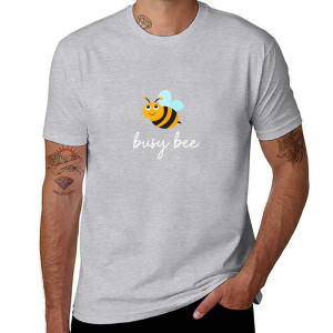 Bienen T-Shirt "Busy Bee" – Vintage Design – 8 Farben – S-6XL
