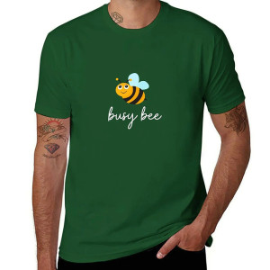 Bienen T-Shirt "Busy Bee" – Vintage Design – 8 Farben – S-6XL