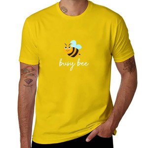 Bienen T-Shirt "Busy Bee" – Vintage Design – 8 Farben – S-6XL