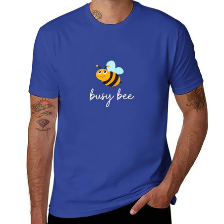 Bienen T-Shirt "Busy Bee" – Vintage Design – 8 Farben – S-6XL
