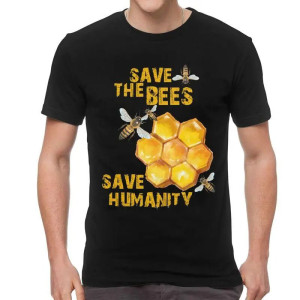 Bienen T-Shirt "Rettet die Bienen" | Nachhaltige Mode | 1001bees