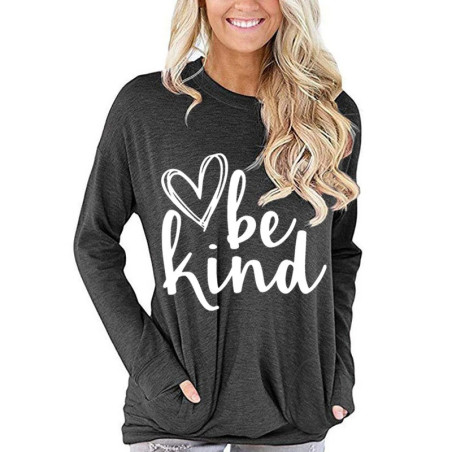 Bienen Sweatshirt 'Bee Kind' für Damen | Süße Geschenkidee