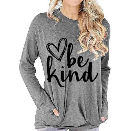 Bienen Sweatshirt 'Bee Kind' für Damen | Süße Geschenkidee