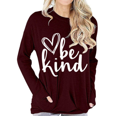 Bienen Sweatshirt 'Bee Kind' für Damen | Süße Geschenkidee