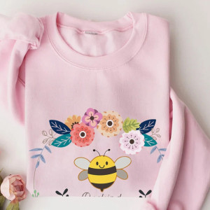 Bienen Sweatshirt für Damen | 'Bee Kind' Romantische Biene